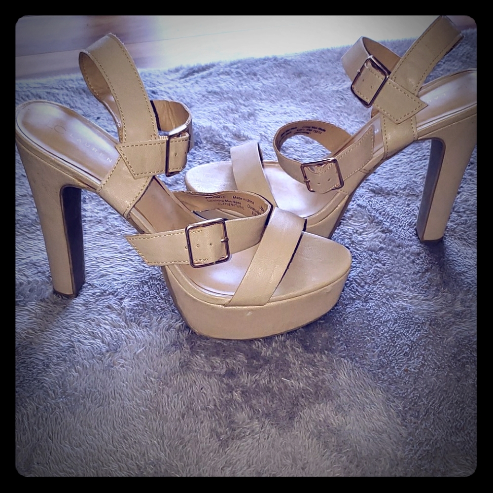 High heel shoes